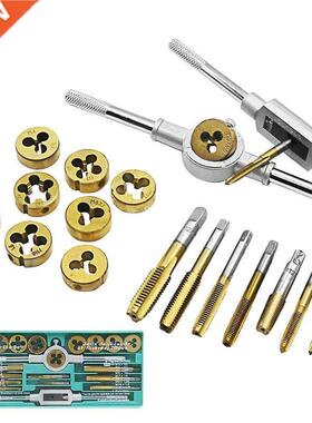 20pcs Professional Titanium lating Dies Metric M3-M12 Screw