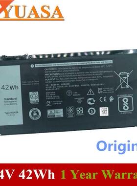 11.4V 42Wh Original WDX0R WDXOR CRH T2JX4 Laptop Battery