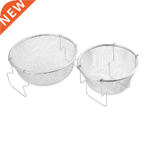 94PF Fry Basket Stainless Steel Portable Fried Basket Round