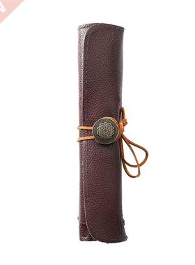 Tools Knives Roll Up Bag Carving Pocket Knives Leather Bag