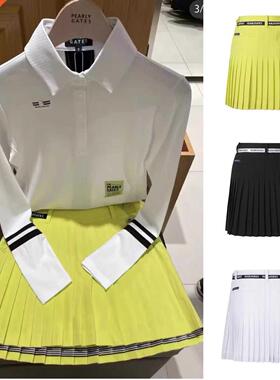 Golf women's skirt sports function quick-drying faric pleat