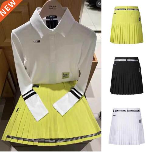 Golf women's skirt sports function quick-drying faric pleat