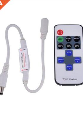 12V RF LED Strip Light Mini Switch Controller Dimmer with Re