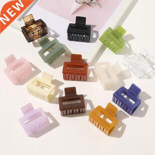 Women Fashion Acrylic Hair Claws Sque Acrylic Hair Clamps