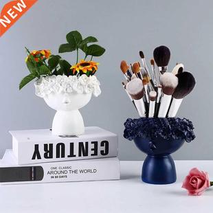 Solid Color Garland Girl Resin Decoration Flower Vase Imitat