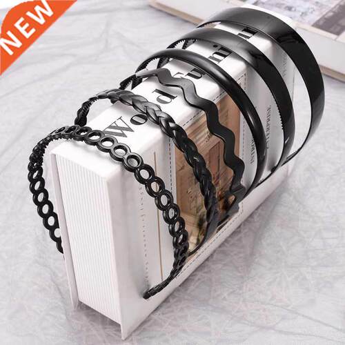 1pc Fashion Wave Mens Women Unisex Plastic Resin Black Wavy