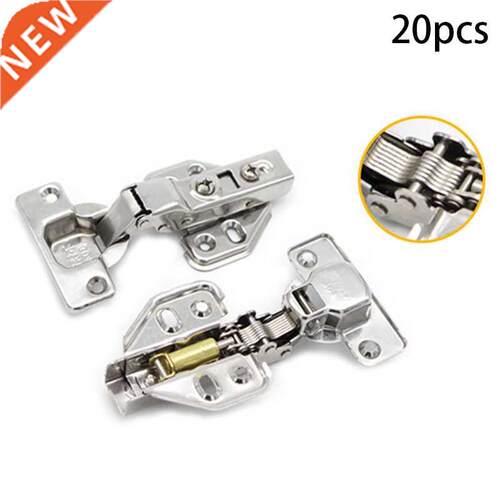 20pcs Hinge Stainless Steel Door Hydraulic Hinges Damper Buf