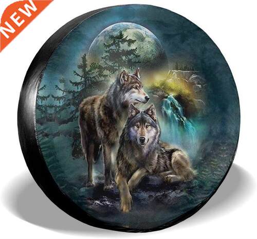 Foruidea 3D Printed Wolf Spare Tire ver Waterproof Dust-Proo