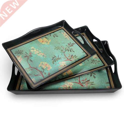 Nordic Melamine Rectangular Serving Food Cup Tray