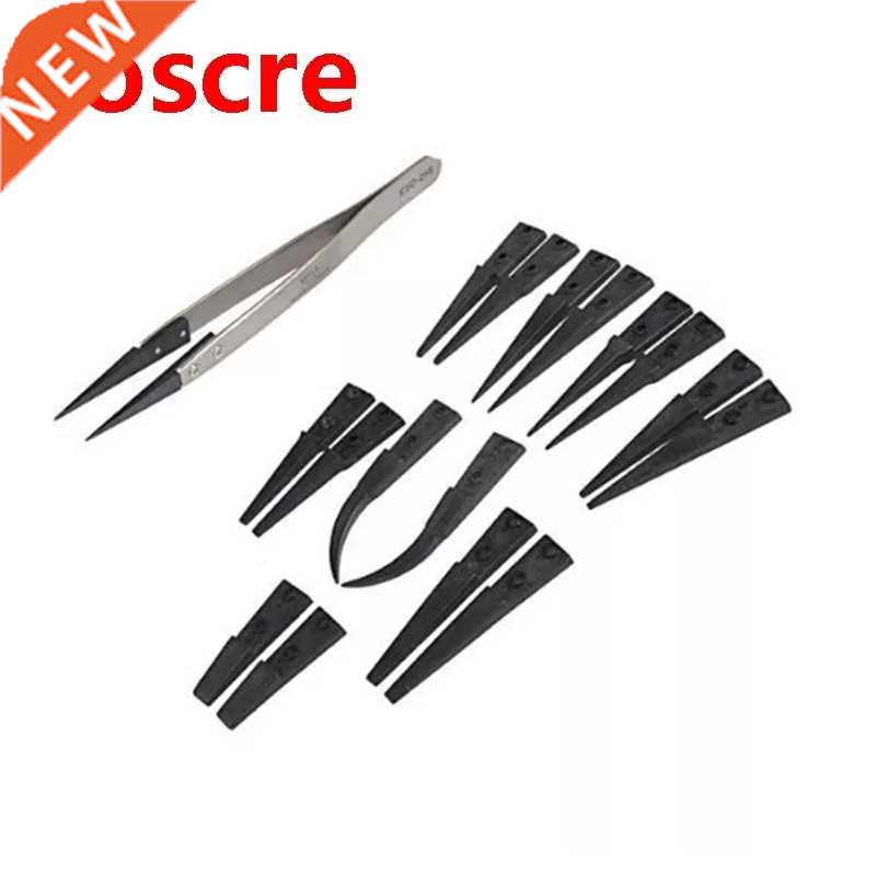 Vetus ESD 259 high quality Handle Stainless Tweezers with 8p