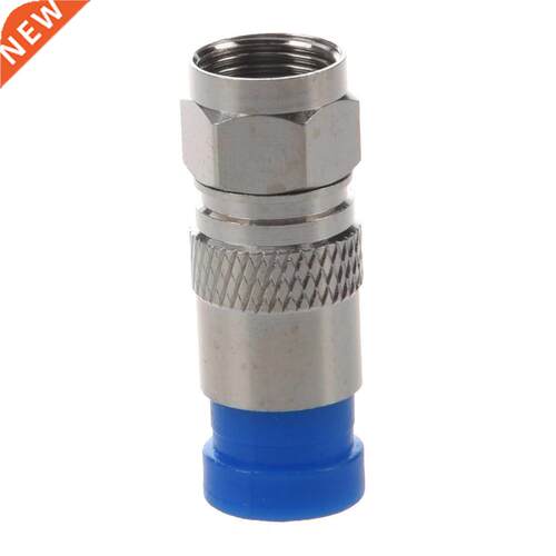2 Pcs RG6 Coax Coaxial Compression F Connector Fitting