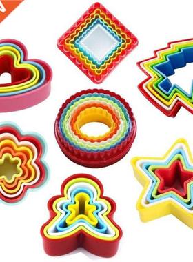 5pcs/6pcs/Set Cookie Cutter Cake Mold Biscuit Fondant  Ca