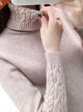 Women Sweater Turtleneck Pullovers Autumn Winter Sweaters Ne