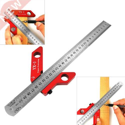 Woodworking Scriber Marking Tool Circle Center Finder 45 Deg