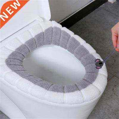 1Pcs Winter Keep Warm Toilet Seat Cover Double Color