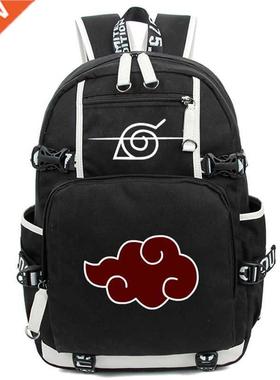Anime Cosplay Backpack Akatsuki Sharingan Student School Sho