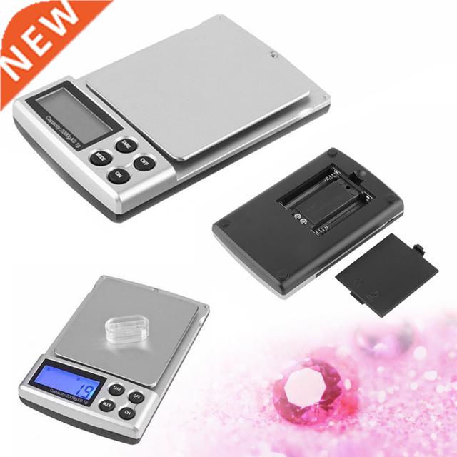 2000g x 0.1g Digital Scale Jewelry Gold Silver Coin Grain Gr