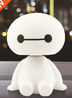 Car Ornament Cute Shaking Head Baymax Robot Doll Automotive