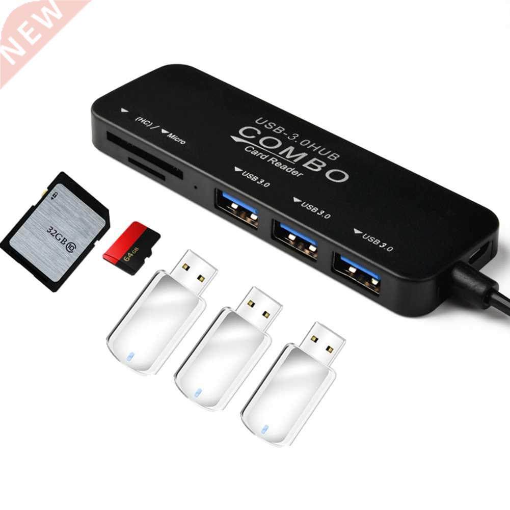 5-in-1 TYPE-C HUB to SD/TF Card Reader +2 Multi-Function US