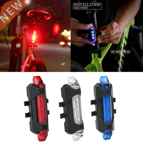 Bike Light Waterproof Rear Tail Light LED USB Rechargeable M