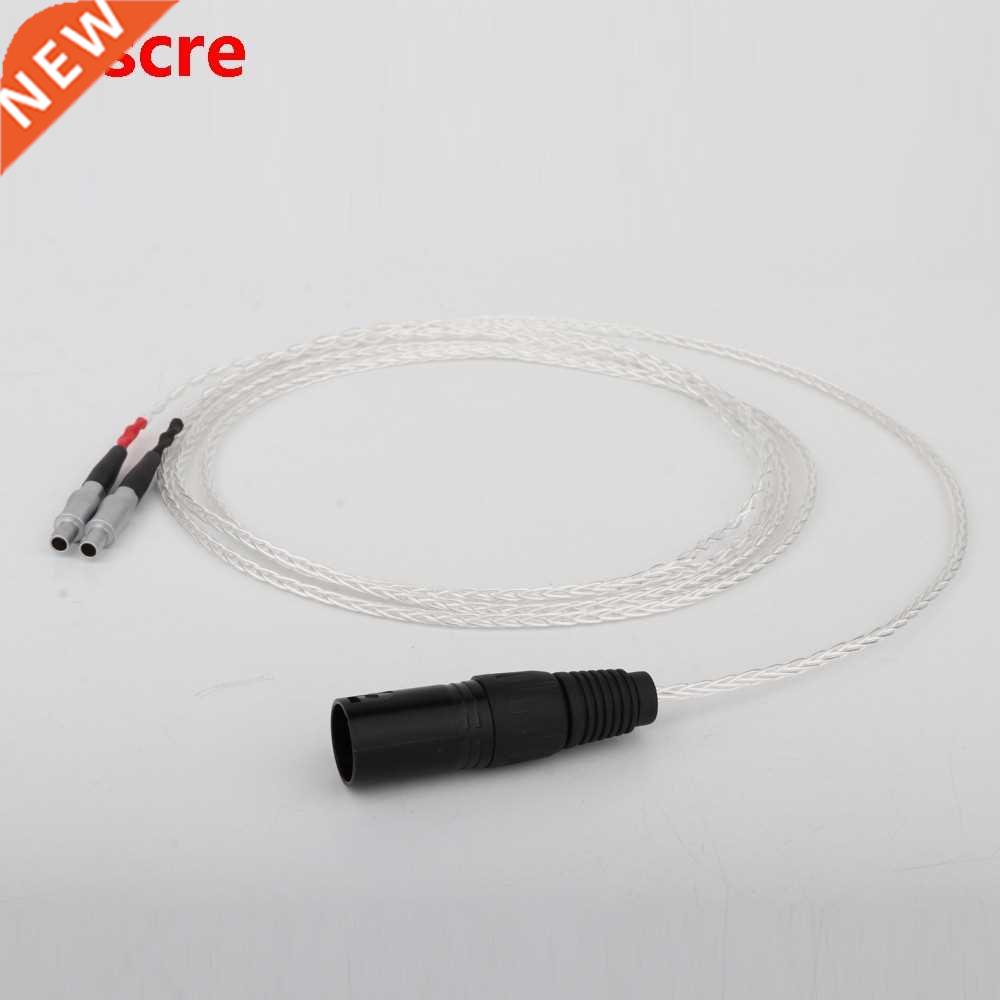 Preffair HIFI 4pin XLR Balanced Male 8 core 7N OCC Single cr