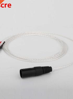 Preffair HIFI 4pin XLR Balanced Male 8 core 7N OCC Single cr