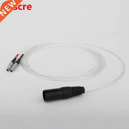 Preffair HIFI 4pin XLR Balanced Male 8 core 7N OCC Single cr