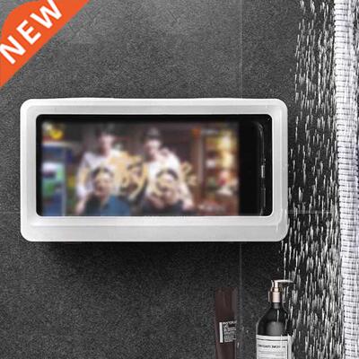 Bath Wall ounted Phone Case Waterproof Phones Storage Holde