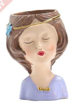 2 Pieces Flower Pots Vase Decoration Statue Nordic Ceramic