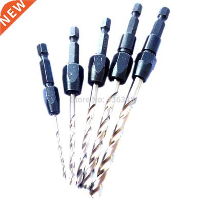 5pcs Hss6542 Twist Drill Bit Countersink 1/4