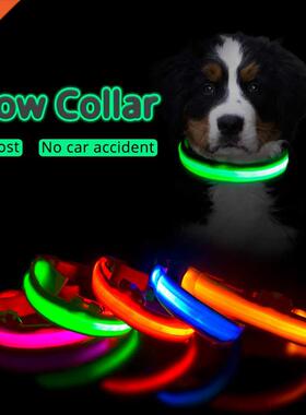 USB Charging/Battery replacement Led Dog Collar Anti-Lost Co