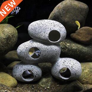 Aquarium Rock Cave Fish Tank Pond Hideaway for Shrimp