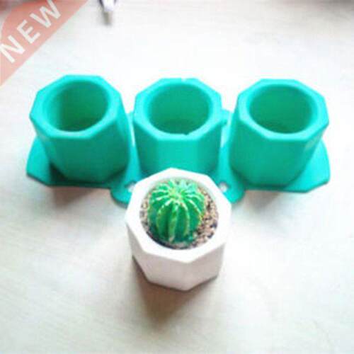 D Concrete Planter Cactus Succulent Plants Cement Silicone