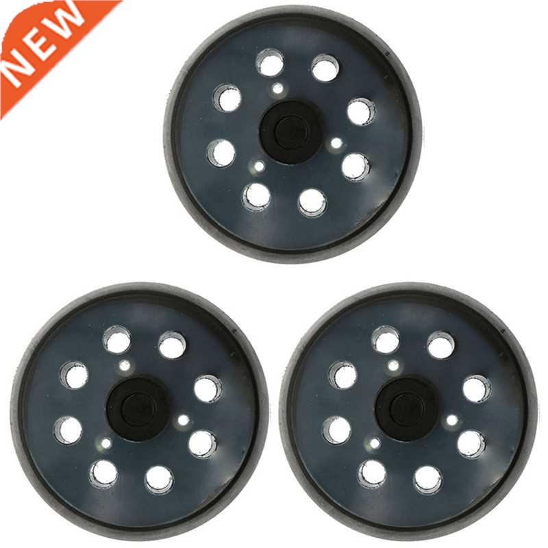3Pcs 5Inch 125mm Hook Loop Sanding Paper 8 Hole Sand Pads Sa