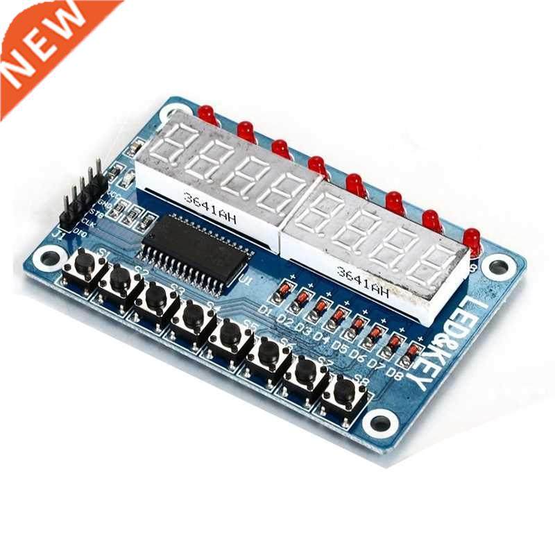 8-Bit LED Tube 8-Bit TM1638 Key Display Module For AVR TE28