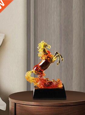 European Horse Statue Figurine Fengshui Model Animal