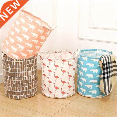 Laundry Basket Laundry Hamper with Handles Waterproof Round