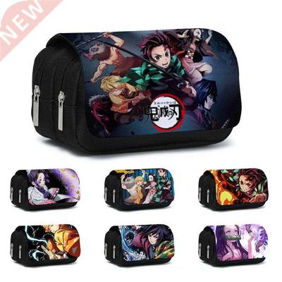 1Pcs Anime Demon Slayer Kimetsu No Yaiba Pencil Case Zipper