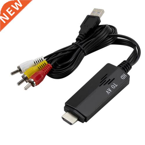 1080P HDMI-compatible To AV RCA Video Audio AV Adapter Cable