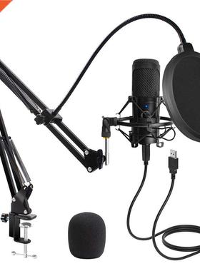 USB Microphone Condenser D80 Recording Microphone with Stand