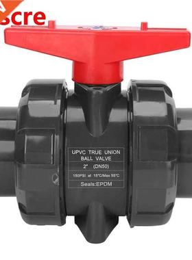 DN50 G2 PVC Double Unon Compact Ball Valve for Swmmng Poo