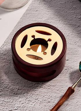 Retro Wax Seal Solid Wood Melting Furnace Wax Pot Beads Stic