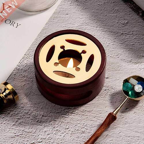 Retro Wax Seal Solid Wood Melting Furnace Wax Pot Beads Stic