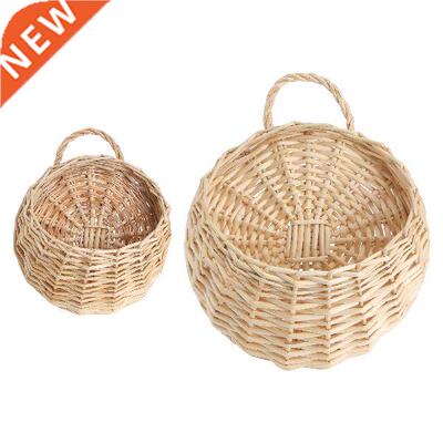 Basket Hanging Flower Pot Seagrass Rattan Planter Wicker