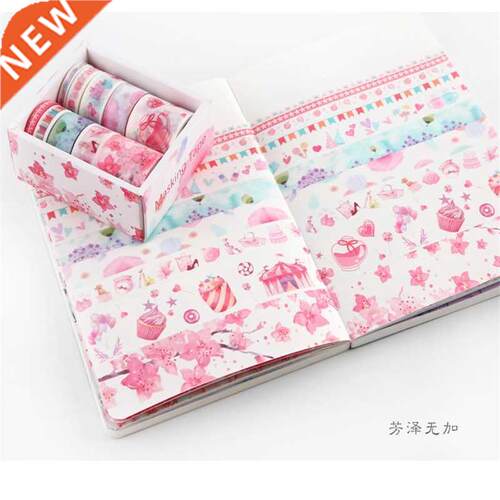10 Pcs Washi Tape Set Stickers Scrapbooking Masking Wash Tap
