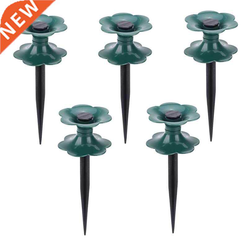10 Inch Garden Hose Guide Spike Plum Bossom Shape Lawn