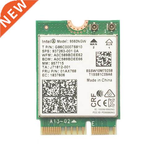 Dual-band 2.4G/5G/6Ghz 802.11AX 1.73Gbps AC 9056NGW 3165NGW