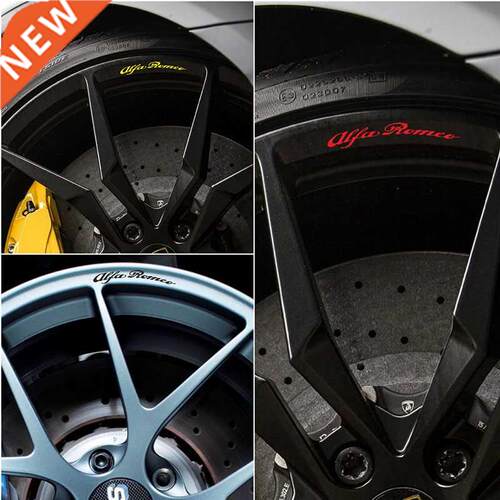 4pcs for Alfa Romeo Giulietta Alloy Wheels rims, Decal ick