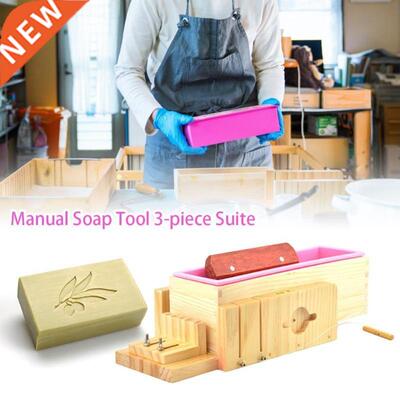 3pcs DIY Soap Making Tools Set Adjustable Wooden Soap Cutter