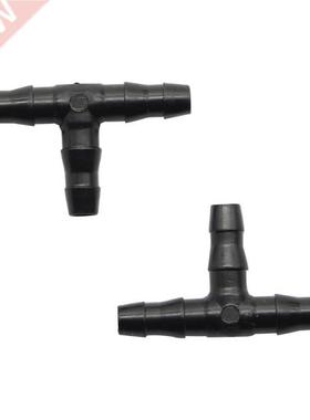 50 Pcs Sprinkler Irrigation 1/4 Inch Barb Tee Water Hose con